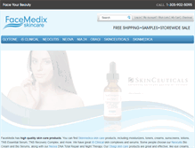 Tablet Screenshot of facemedix.com